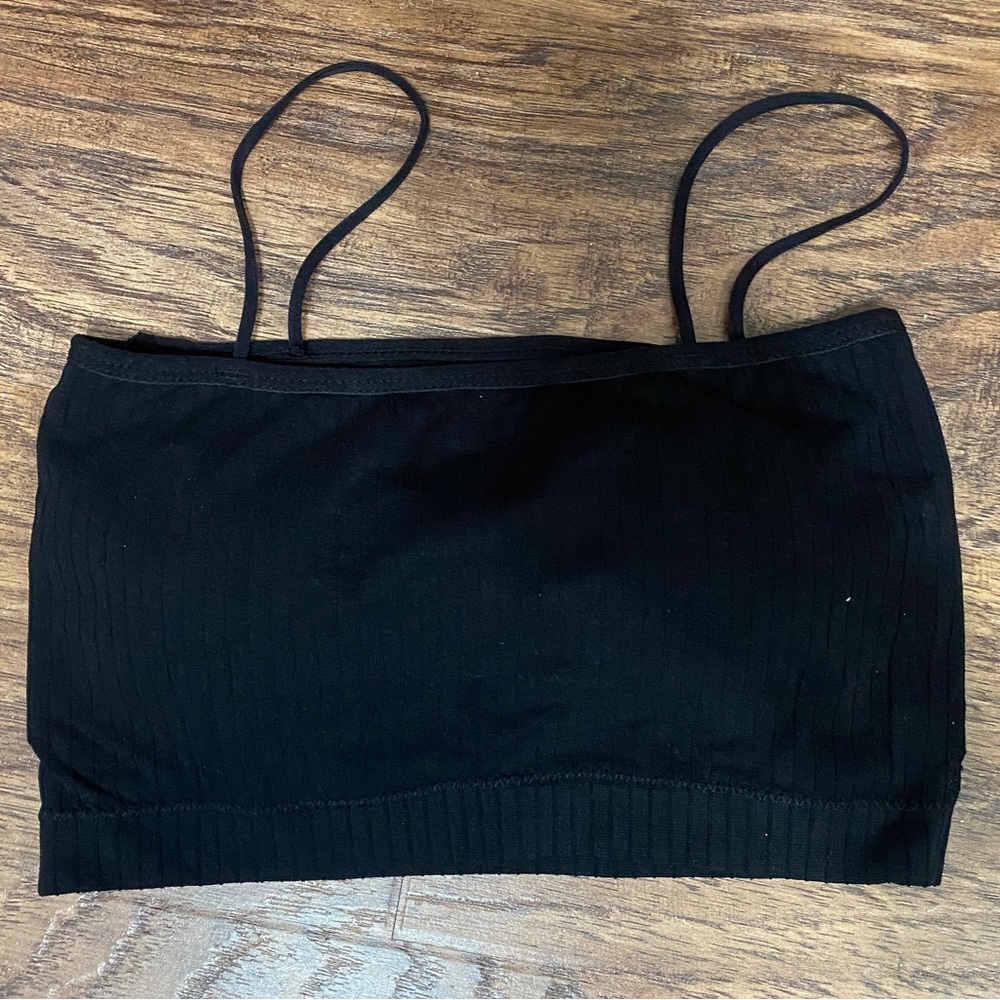 black camisole